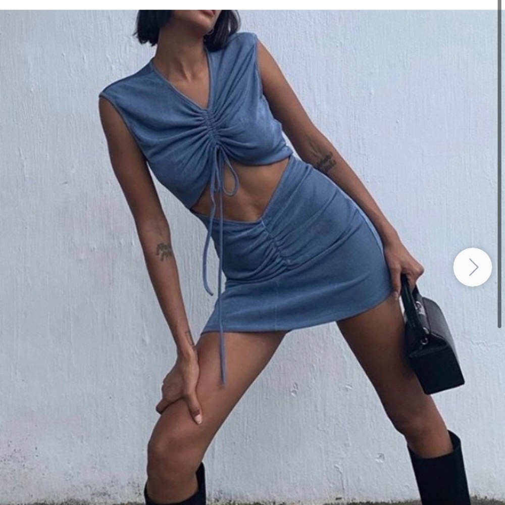 With Jean Roxy dress